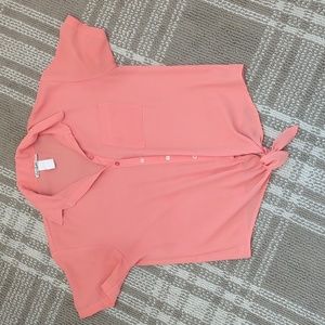 Boutique tie front shirt